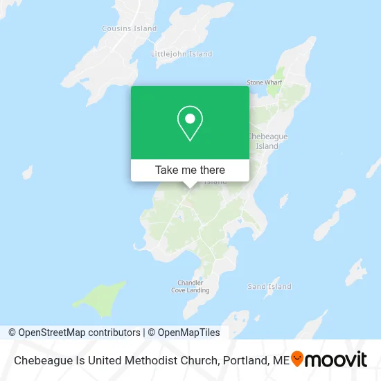 Chebeague Is United Methodist Church map