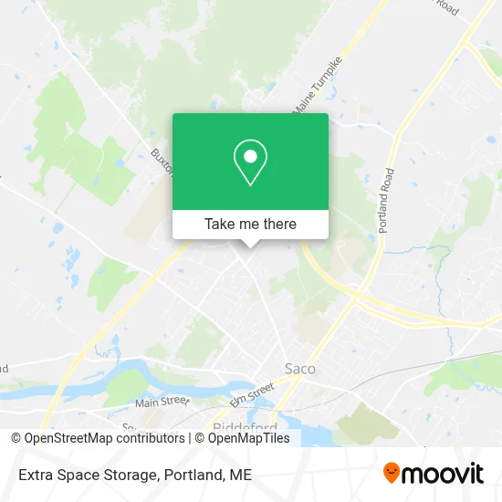 Extra Space Storage map