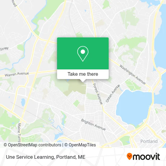 Une Service Learning map