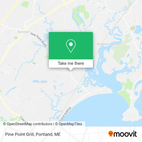 Pine Point Grill map