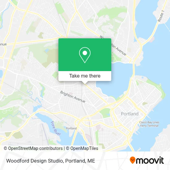 Woodford Design Studio map