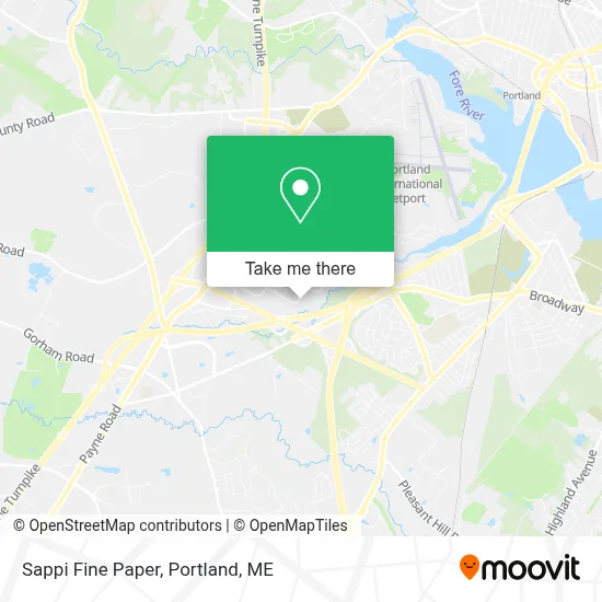 Sappi Fine Paper map