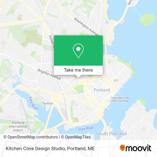 Kitchen Cove Design Studio map