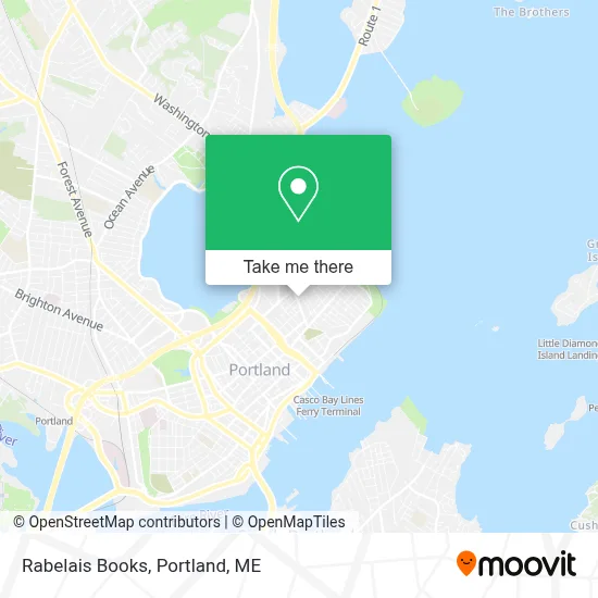 Rabelais Books map