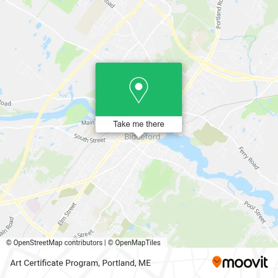 Art Certificate Program map