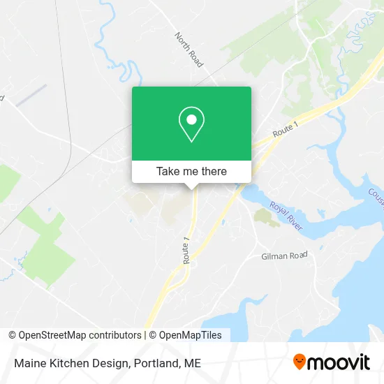 Maine Kitchen Design map