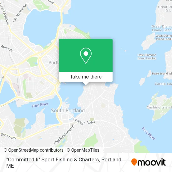 "Committed Ii" Sport Fishing & Charters map