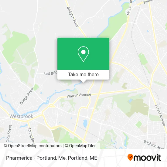 Pharmerica - Portland, Me map