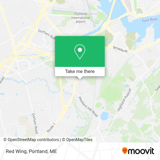 Red Wing map