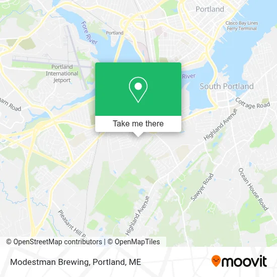 Modestman Brewing map