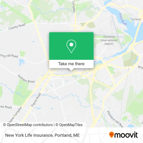 New York Life Insurance map
