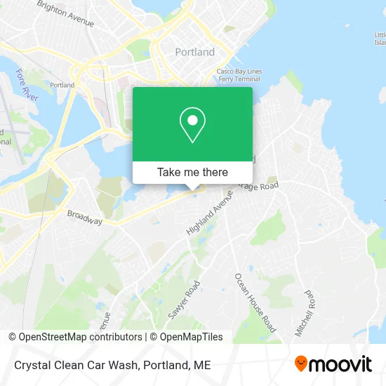 Crystal Clean Car Wash map