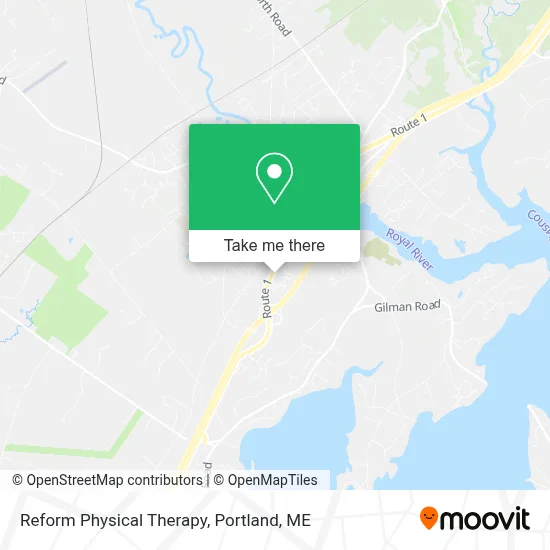 Reform Physical Therapy map
