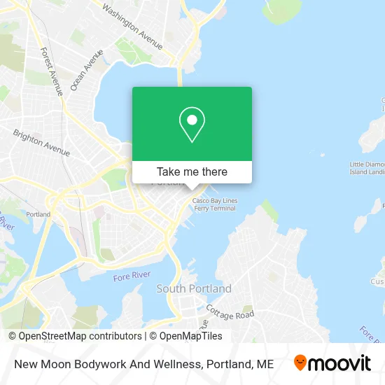 New Moon Bodywork And Wellness map