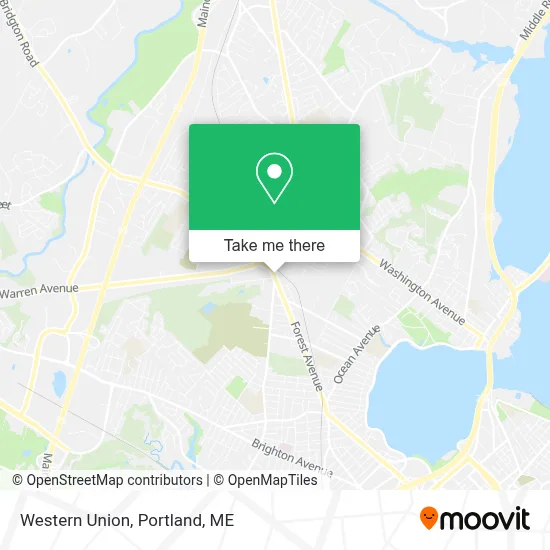 Western Union map