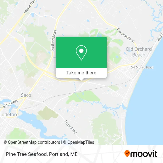 Pine Tree Seafood map