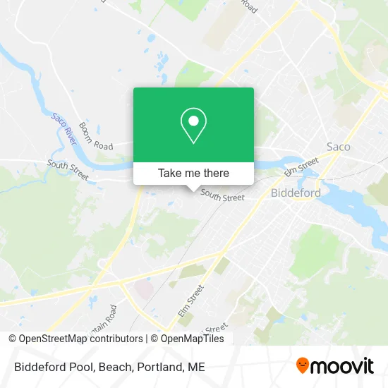 Biddeford Pool, Beach map