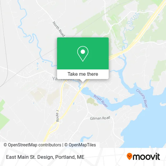 East Main St. Design map