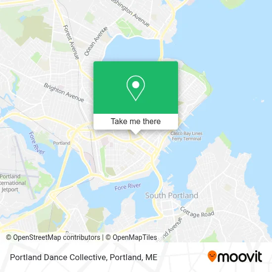 Portland Dance Collective map