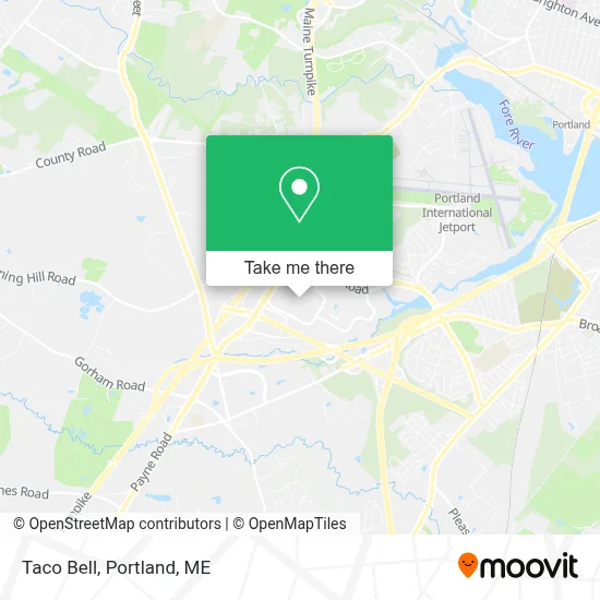 Taco Bell map