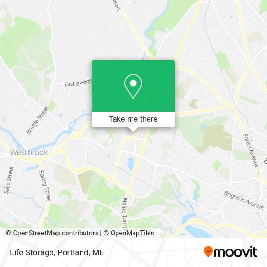 Life Storage map