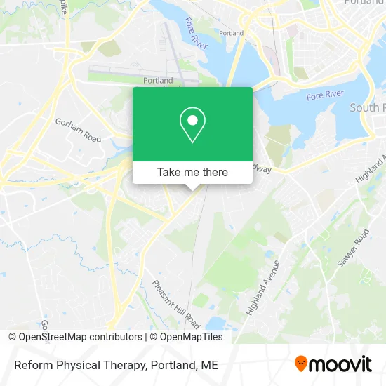 Reform Physical Therapy map