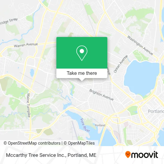 Mccarthy Tree Service Inc. map