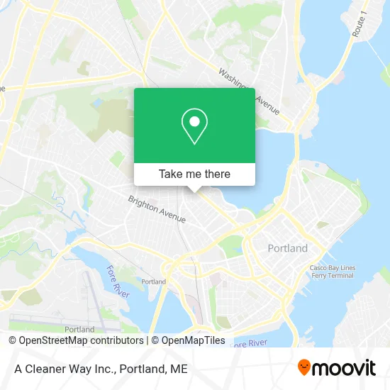 A Cleaner Way Inc. map