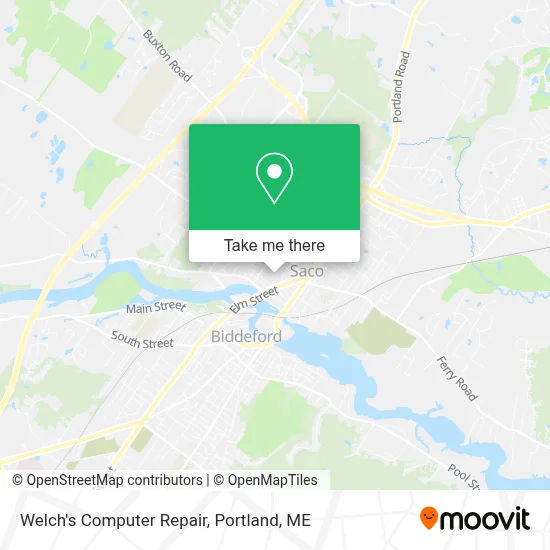 Welch's Computer Repair map