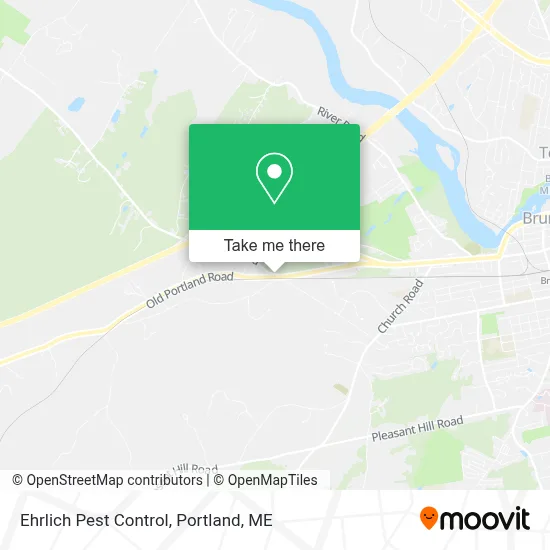 Ehrlich Pest Control map