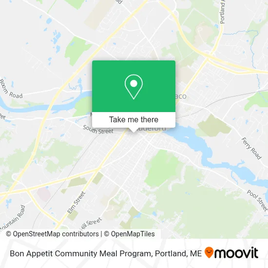 Bon Appetit Community Meal Program map