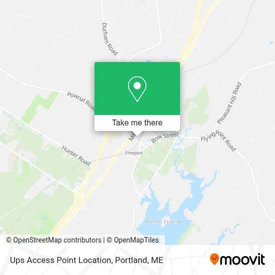 Ups Access Point Location map