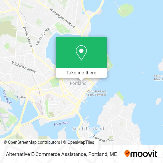 Alternative E-Commerce Assistance map