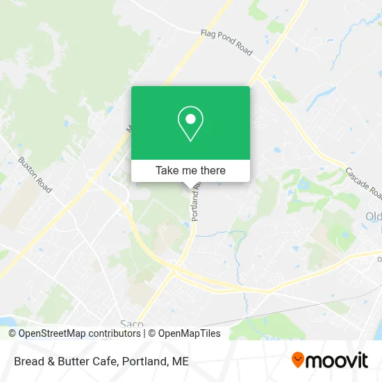 Bread & Butter Cafe map