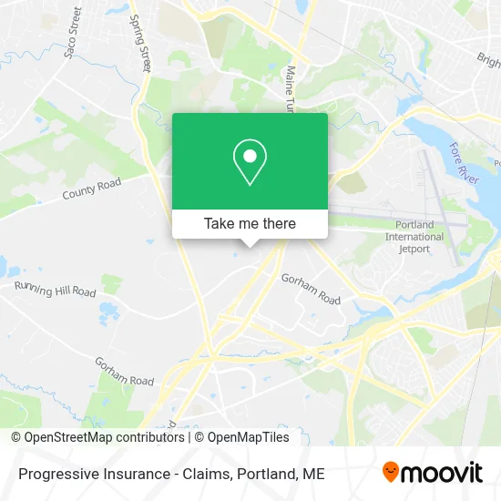 Progressive Insurance - Claims map