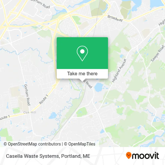 Casella Waste Systems map
