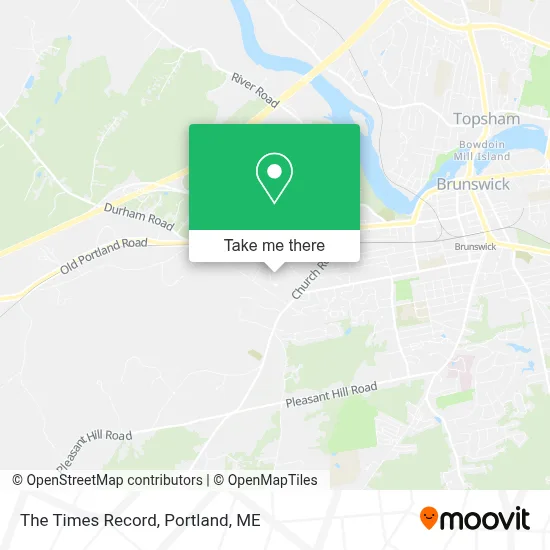 The Times Record map