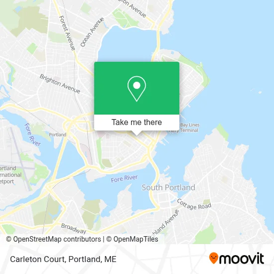 Carleton Court map