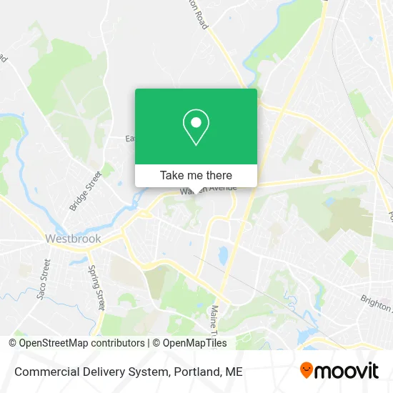 Commercial Delivery System map