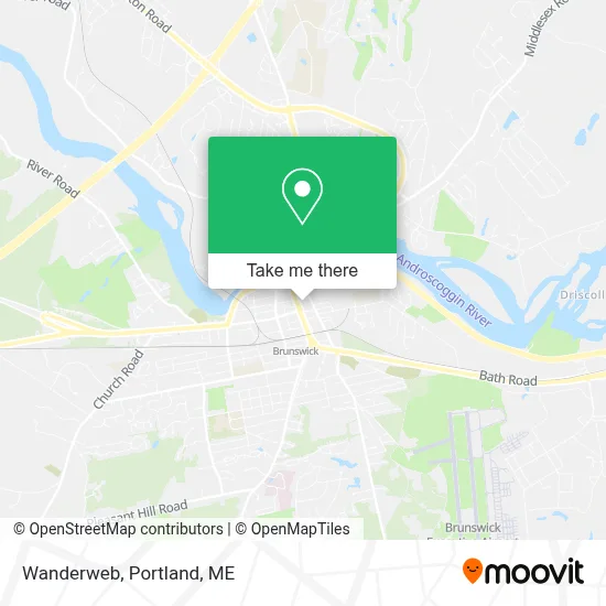 Wanderweb map
