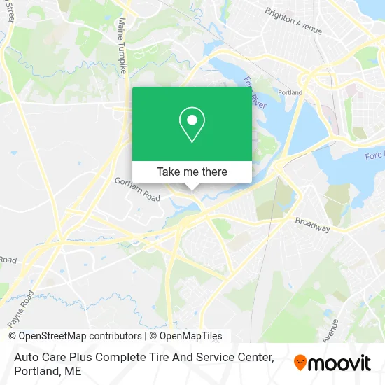 Auto Care Plus Complete Tire And Service Center map