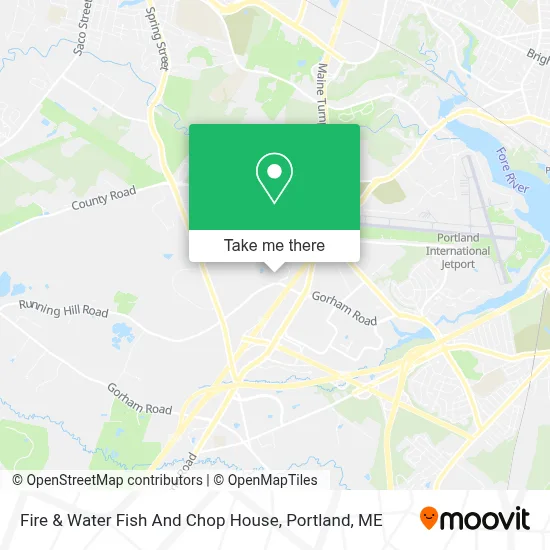 Fire & Water Fish And Chop House map