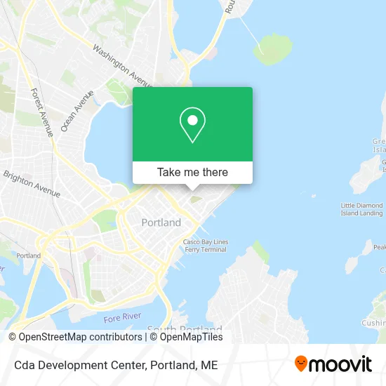Cda Development Center map