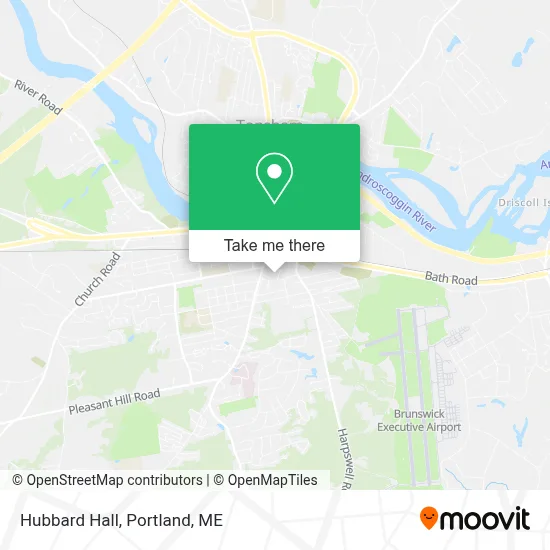 Hubbard Hall map
