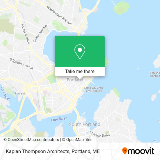 Kaplan Thompson Architects map