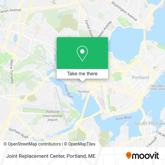 Joint Replacement Center map