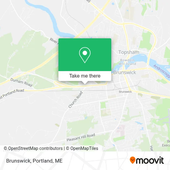 Brunswick map