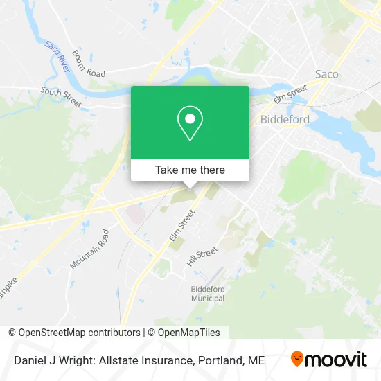 Daniel J Wright: Allstate Insurance map