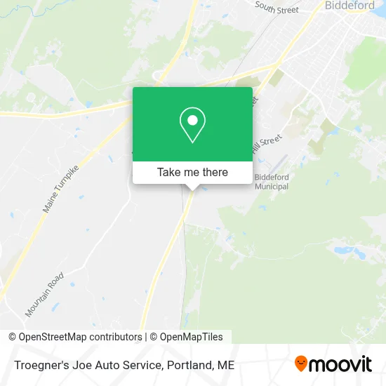 Troegner's Joe Auto Service map