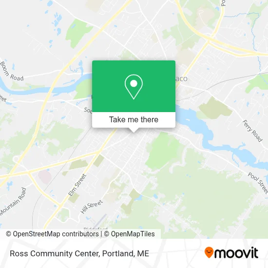 Ross Community Center map